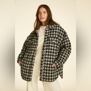 Free People We The Free Quilted jacket plaid
